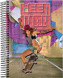 CAD ESPIRAL UNIV CD 10X1 200 FLS TEEN WAY FSC