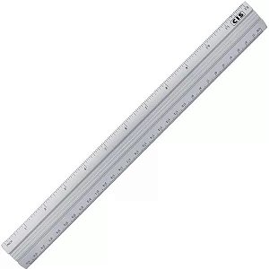 CIS REGUA DE ALUMINIO 30CM