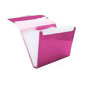 PASTA SANF. A4 LINE ROSA C/12 DIV.