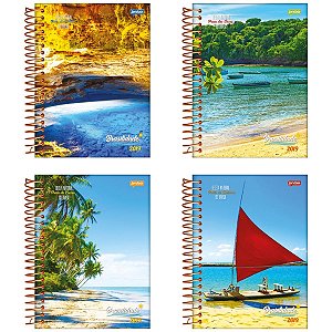 CAD ESPIRAL 1/4 CD 96FLS BRASILIDADE FSC