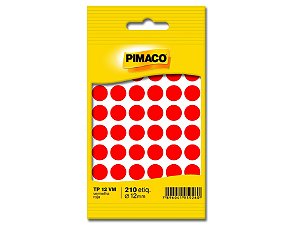 ETIQ. ADES. TP12 PIMACO 5FLS VERMELHA(E)