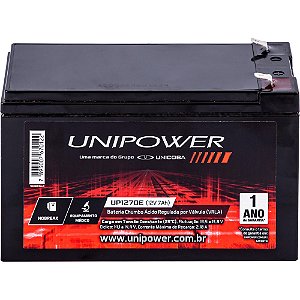 BAT UNIPOWER 12V 7,0AH F187 (UP1270E) OC