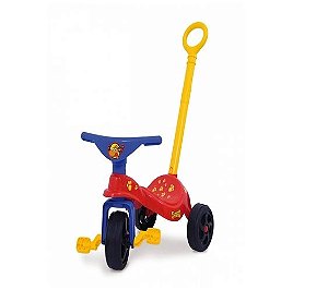 TRICICLO CACHORRINHO C/ EMP.,PROTECAO E CESTINHA