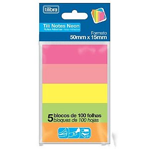 TILI NOTES 50X15MM 5C BL