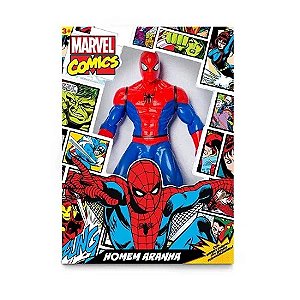BONECO E PERSONAGEM HOMEM ARANHA COMICS 50CM. VM UNIDADE 550 - MIMO