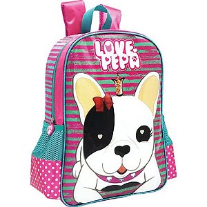 MOCHILA INFANTIL KIT LOVE PEPA 15 18-404 ATACADO - IND UNID - KIT