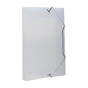 PASTA ABA ELAS. OFICIO LOMBO 3CM LINE CRISTAL