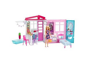FXG55 BARBIE-CASA GLAM COM BONECA