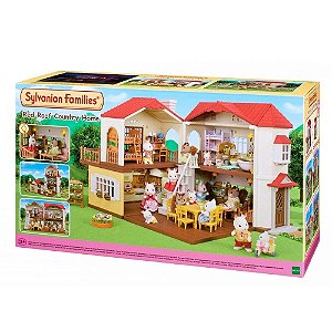 CASA TELHADO VERMELHO COM LUZES