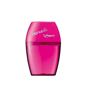 APONTADOR SHAKER ROSA 1 FURO BLISTER