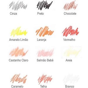 BIG GIZ DE CERA MULTI 12 CORES