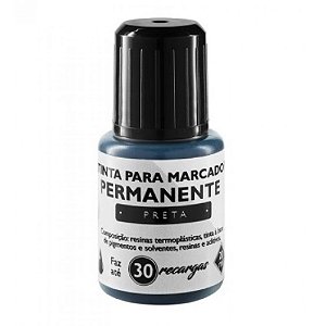 TINTA PARA MARCADOR PERMANENTE PRETO 20M