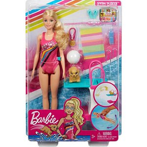 GHK23 BARBIE EXPLORAR E DESCOBRIR BARBIE NADADORA