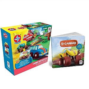 SUPER MASSA CARRO FANTASTICO COM LIVRO