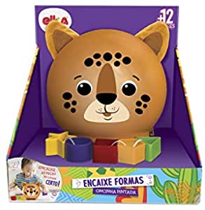 ENCAIXE FORMAS - ONCINHA PINTADA