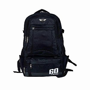 MOCHILA PRETA JUVENIL POL SANTINO - SAM15U01