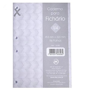 CAD.P/FICH.1/4 CINZA C/96F.