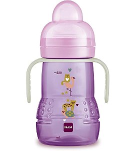 COPO MAM TRAINER NIGHT 220ML - ROSA