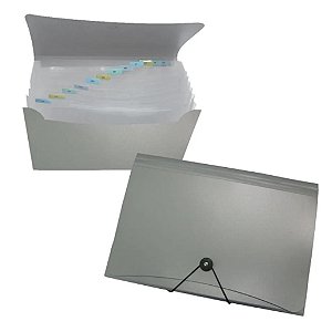 PASTA PP SANFON OFICIO C/12DIV UN PRATA