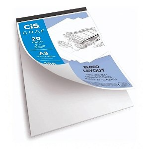 BLOCO LAYOUT A3 BC 180G/M 20 F -7958R