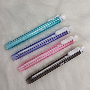 CANETA BORRACHA TRIS PUSH