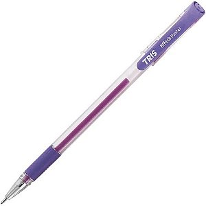 CANETA GEL EFFECT PASTEL ROXA