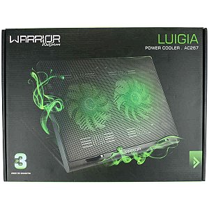 WARRIOR LUIGIA COOLER GAMER LED VERDE