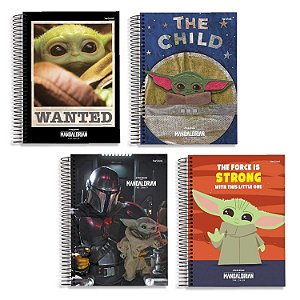 STARSCHOOL CADERNO ESP. UNIV 1M MANDALORIAN CD 80