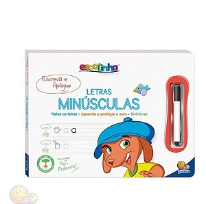 ESCOLINHA ESCREVA E APAGUE II:LETRAS MINUSCULAS