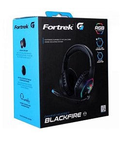 HEADSET GAMER FORTREK BLACKFIRE