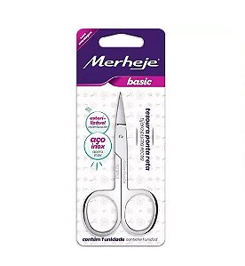 TESOURA P/ UNHAS MERHEJE PONTA RETA