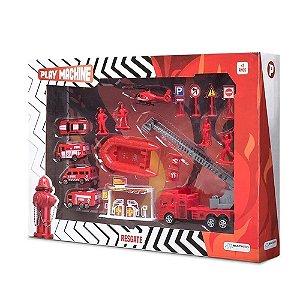 PLAY MACHINE - PLAY SET BOMBEIRO RESGATE