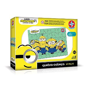 QUEBRA-CABECA MINIONS 60 PECAS