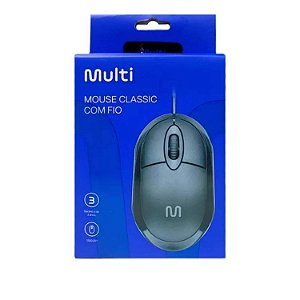 MOUSE CLASSIC BOX OPTICO FULL BLACK USB