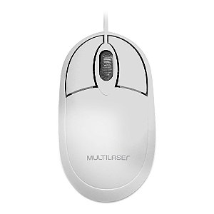 MOUSE CLASSIC BOX OPTICO FULL BRANCO USB