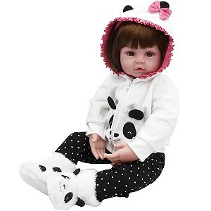 BONECA BEBE REBORN LAURA BABY BABI 18