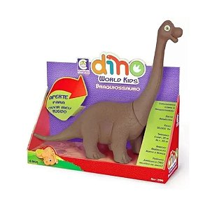 DINO WORLD KIDS BRAQUIOSSAURO MARROM