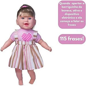 BONECA BRINCANDO COM AS FRASES 115 FRASES