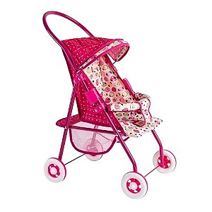 CARRINHO DE BONECA ELISE - PINK: