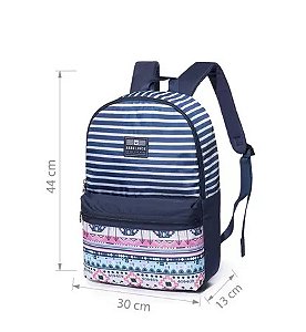 MOCHILA HANG LOOSE CARIBEAN AZUL ESTAMPADO  EAN :7899920885025