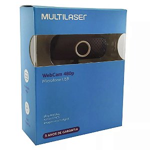 WEBCAM PLUG E PLAY 480P MIC USB PRETO