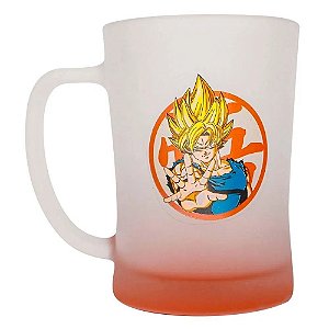 CANECA CHOP FOSCA 650ML DRAGON BALL Z SIMBOLO   :SEM GTIN