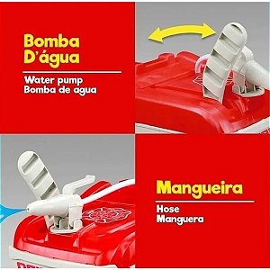 ROMA - GIANT BOMBEIRO VEICULO BRINQ. PLAST.