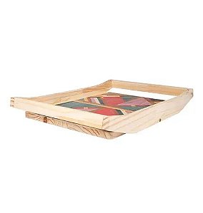 BANDEJA COM ALCA CURVADA - FLOR (E SER)