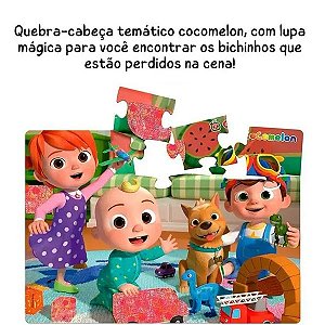 PUZZLE PLAY 20 PCS LENTE MAGICA - COCOMELON