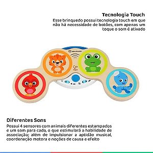 TAMBOR MAGIC TOUCH DRUM - MADEIRA