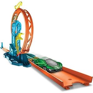 GLC90 HOT WHEELS TRACK BUILDER LOOP KICKER