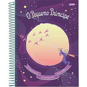 CADERNO ESPIRAL 1/4 CD 96FLS O PEQUENO PRINCIPE FSC