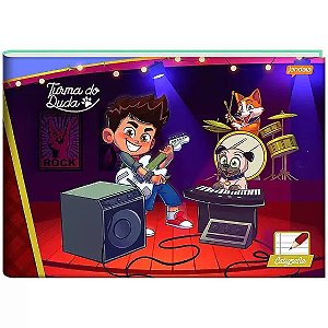 CADERNO BROCHURA 1/4 CD CALIGRAFIA 40FLS  TURMA DO DUDA FSC