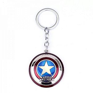 CHAVEIRO DE METAL - ESCUDO CAPITAO AMERICA